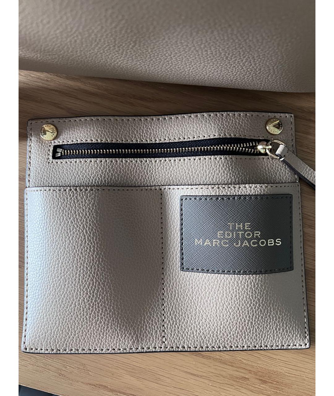MARC BY MARC JACOBS Бежевая кожаная сумка тоут, фото 2