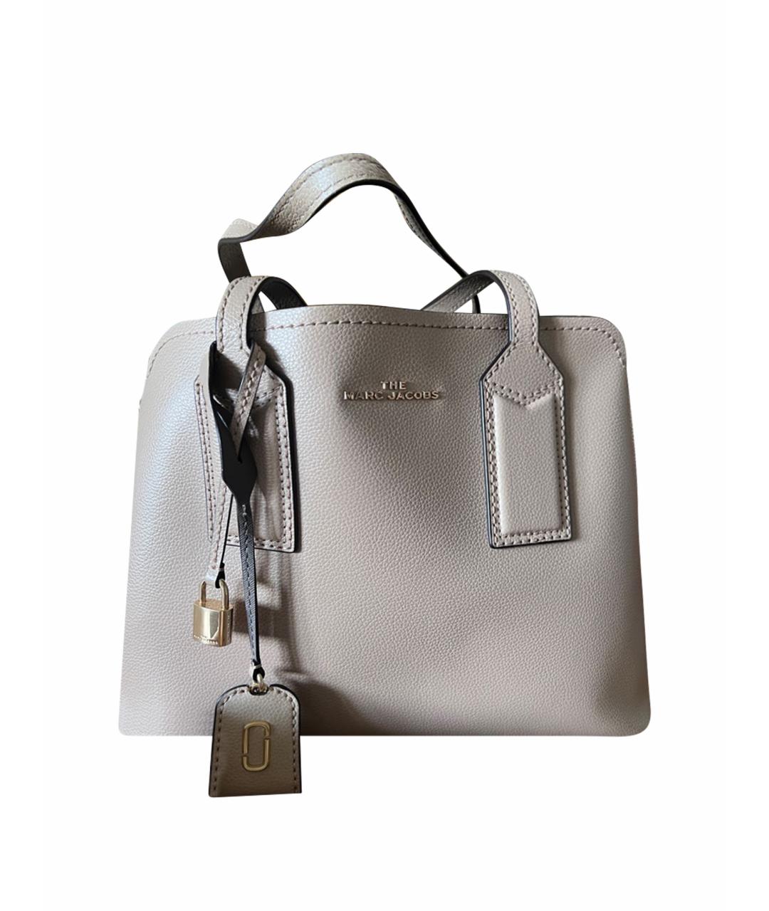 MARC BY MARC JACOBS Бежевая кожаная сумка тоут, фото 1