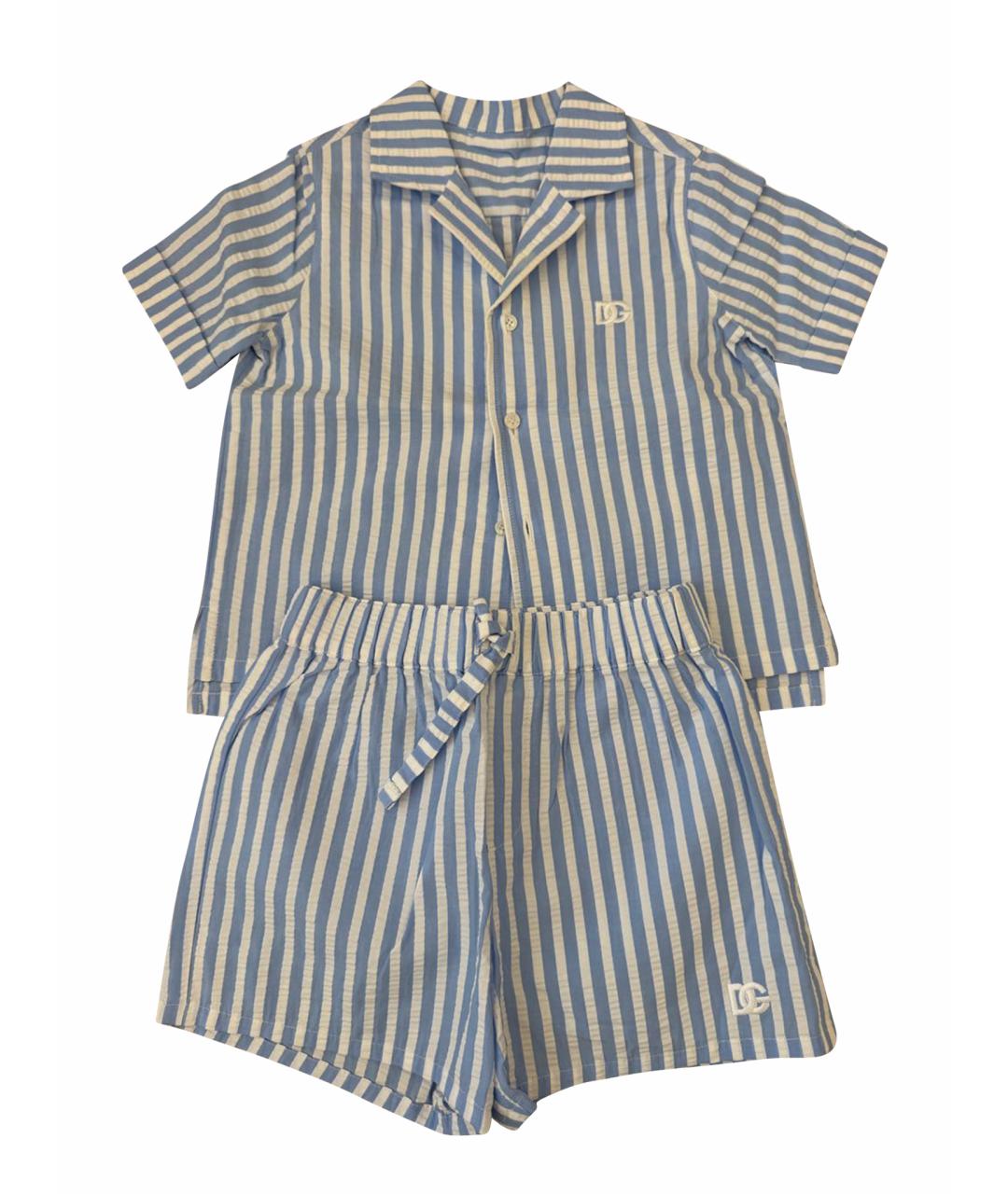 DOLCE & GABBANA KIDS Голубой комплект, фото 1