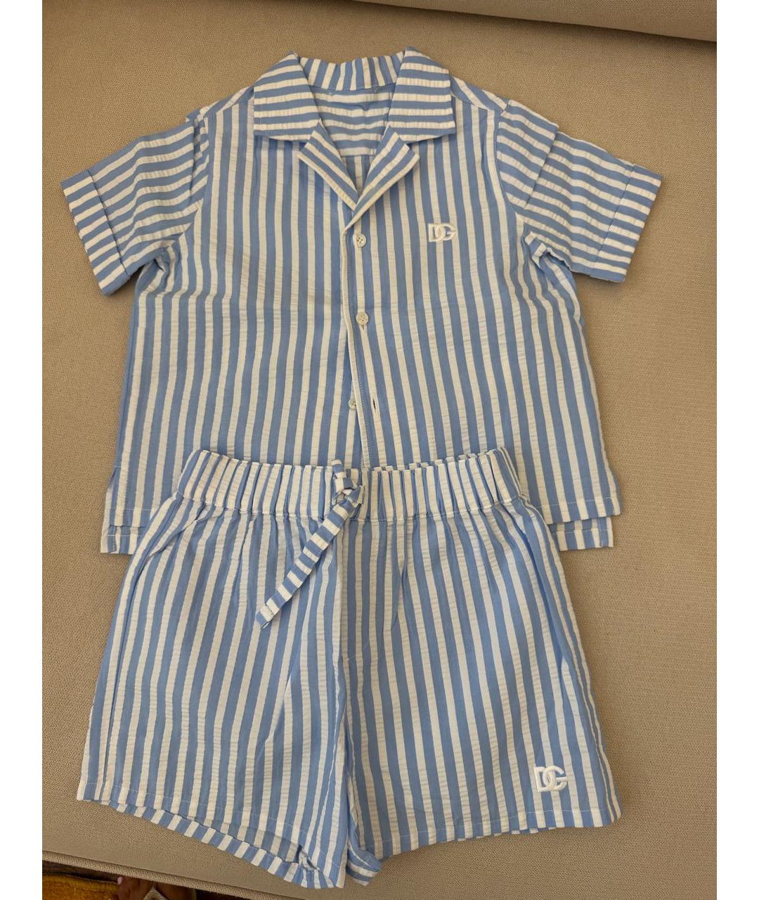 DOLCE & GABBANA KIDS Голубой комплект, фото 2