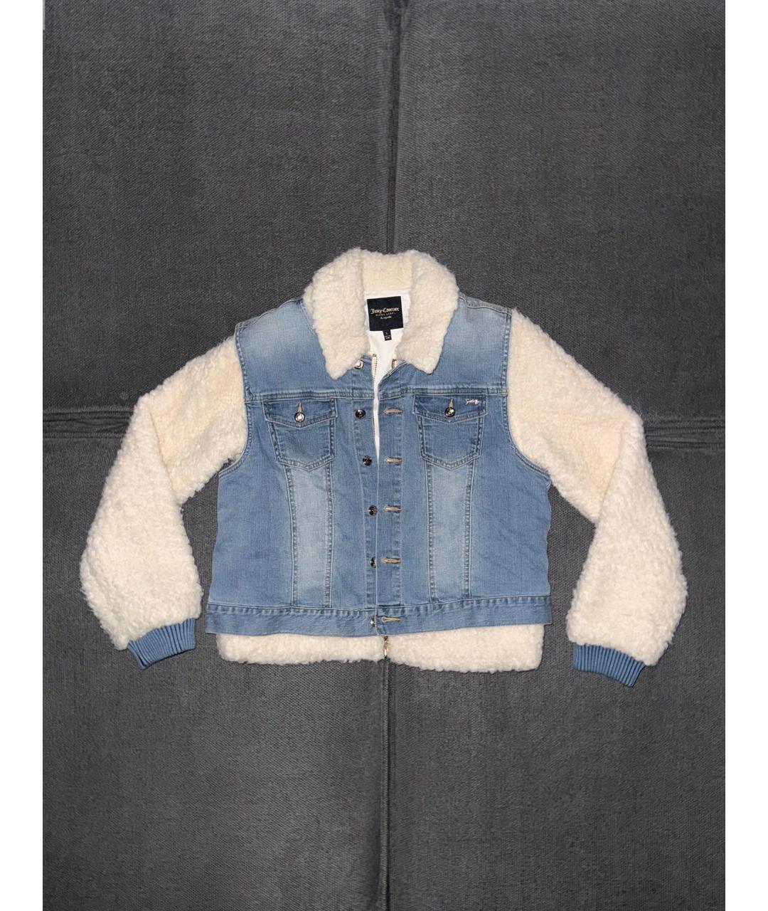 JUICY COUTURE Белая меховая куртка, фото 9