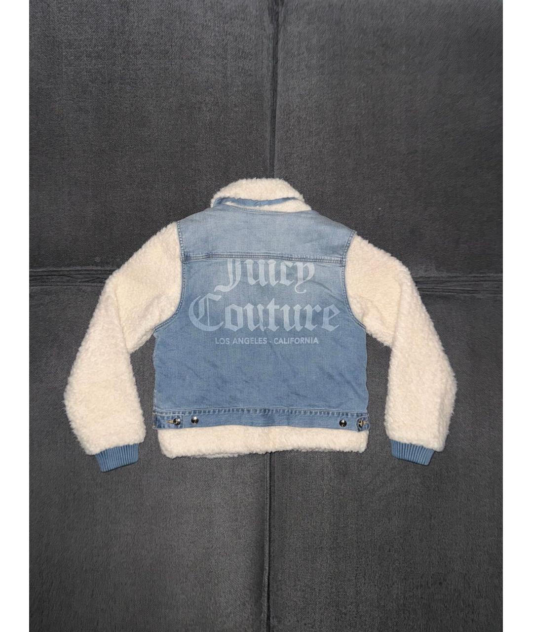 JUICY COUTURE Белая меховая куртка, фото 2