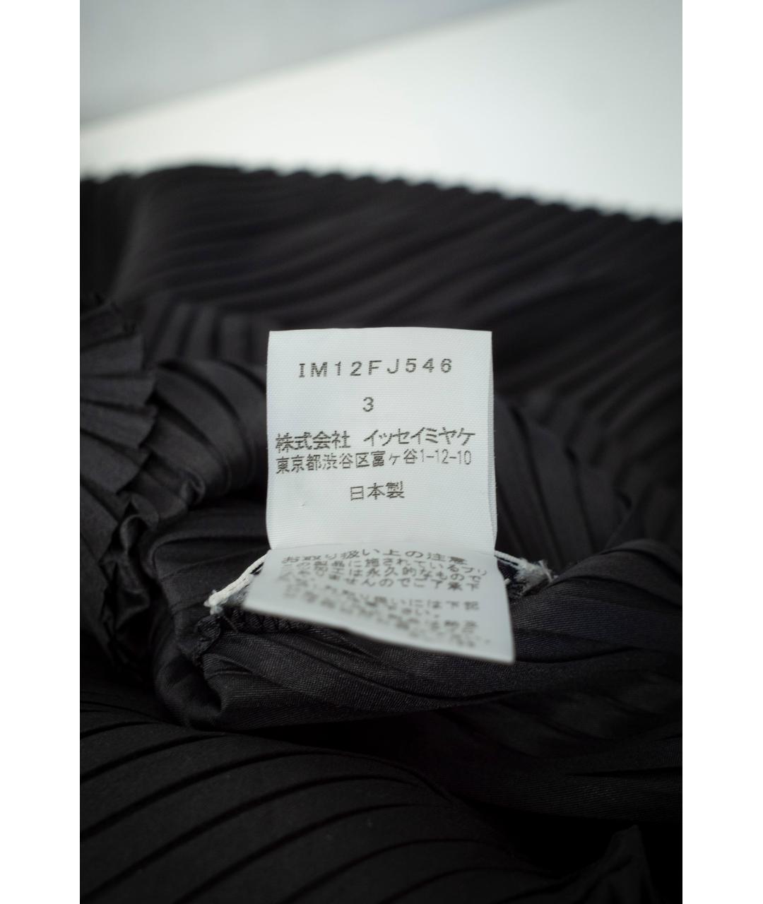 ISSEY MIYAKE Черная синтетическая рубашка, фото 8