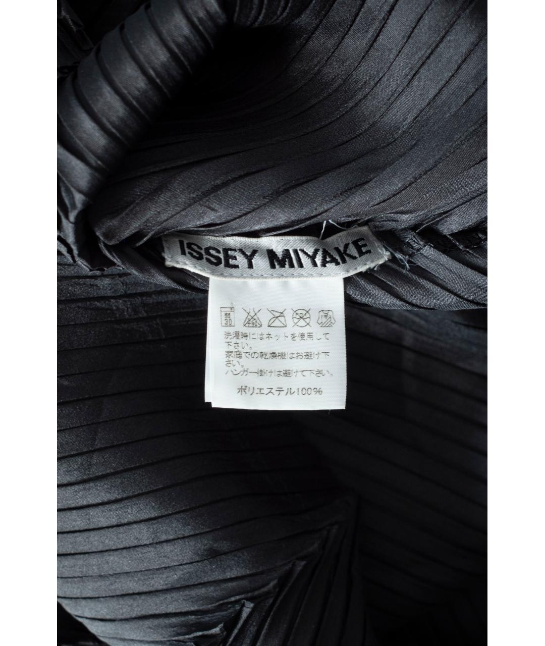 ISSEY MIYAKE Черная синтетическая рубашка, фото 7