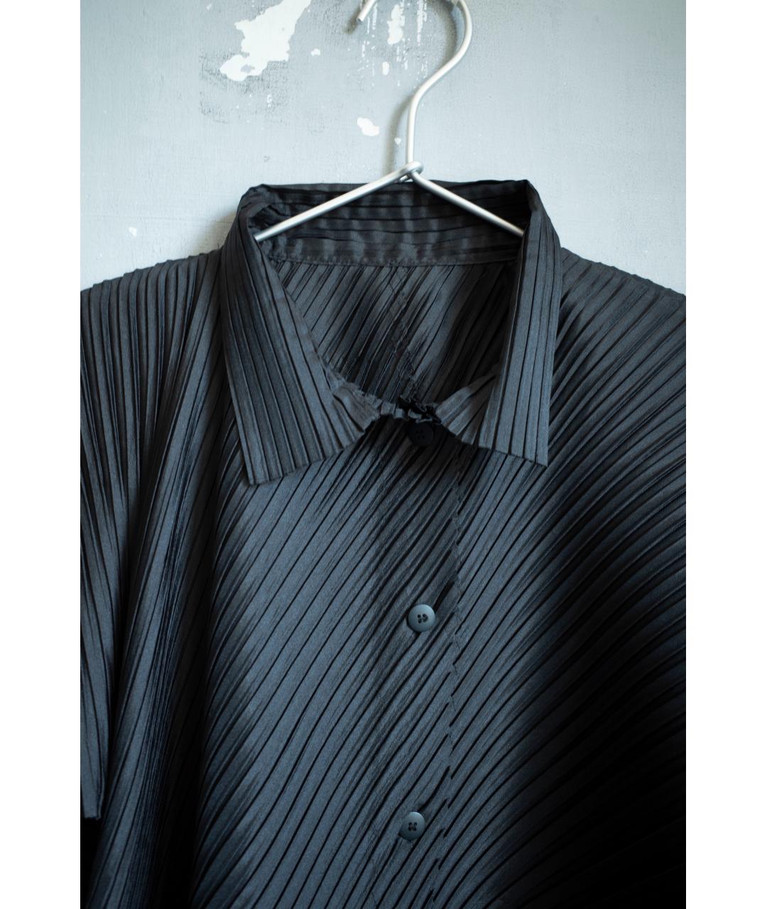 ISSEY MIYAKE Черная синтетическая рубашка, фото 4