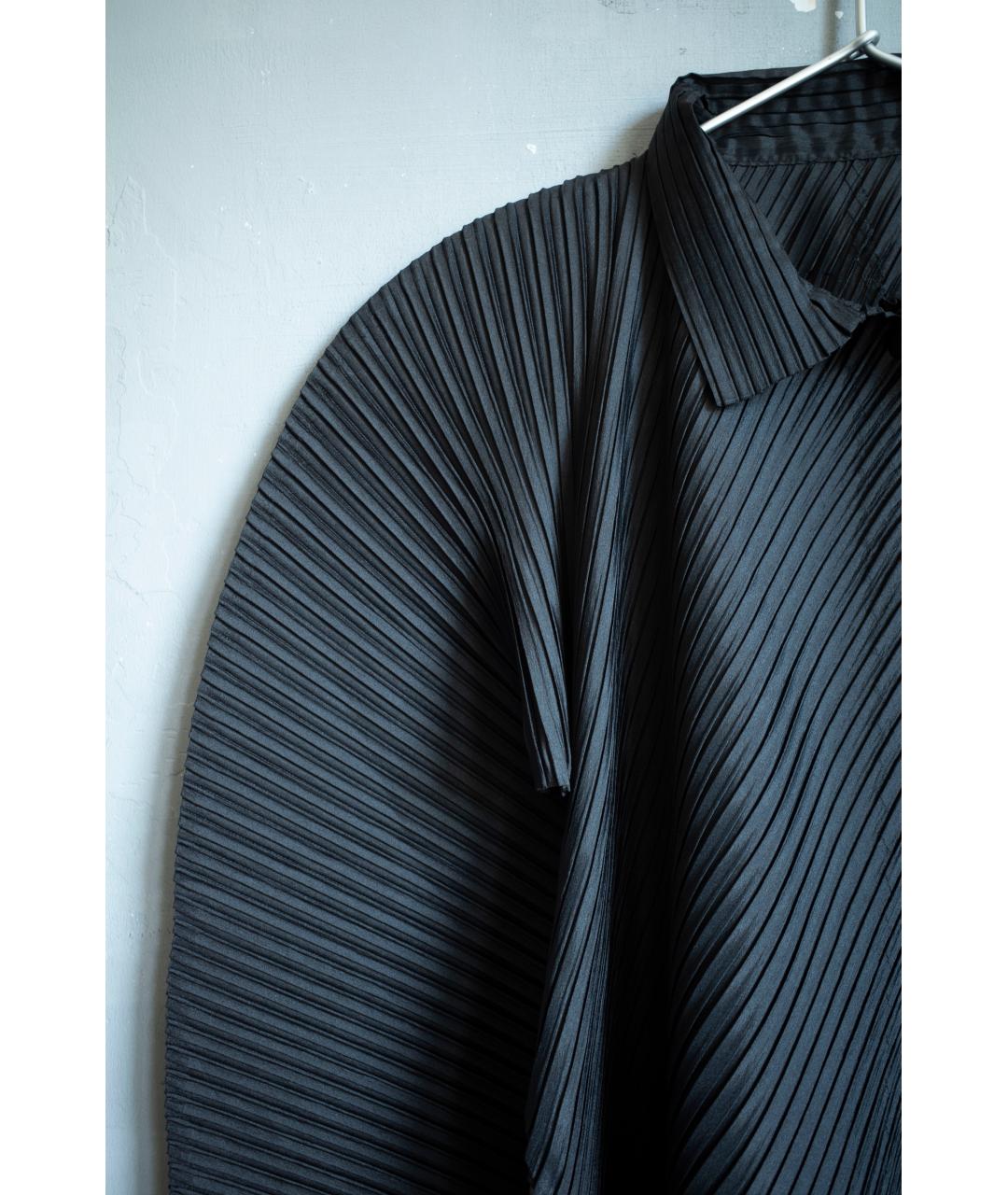 ISSEY MIYAKE Черная синтетическая рубашка, фото 5