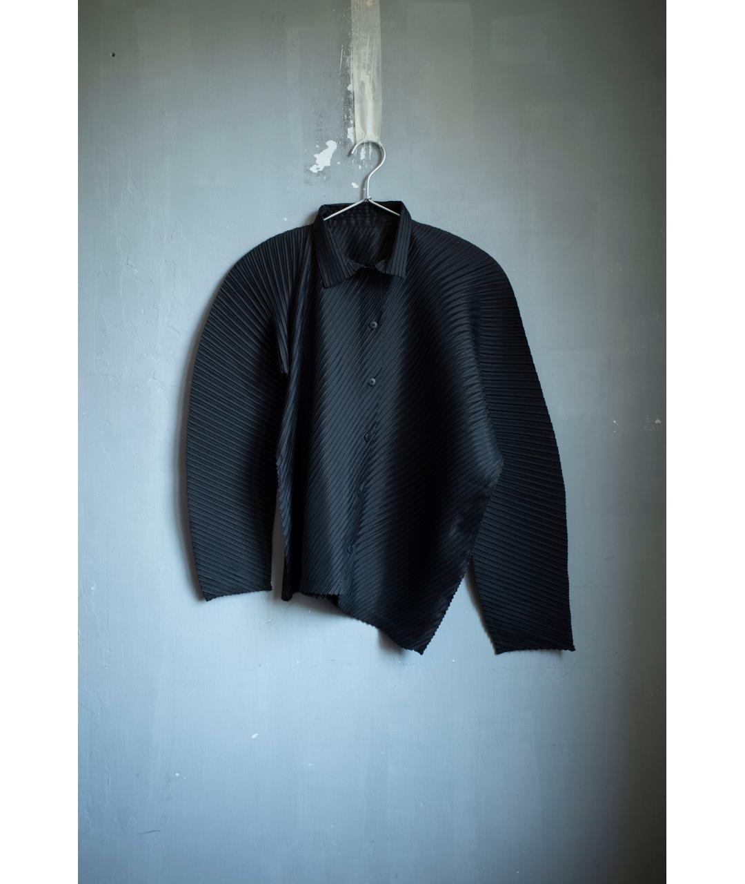 ISSEY MIYAKE Черная синтетическая рубашка, фото 9