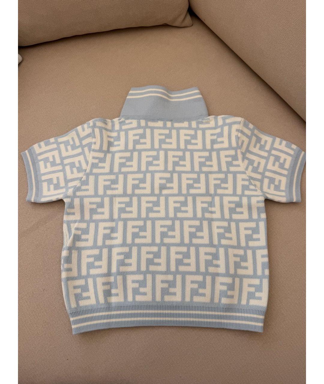 FENDI Голубая детская рубашка, фото 2