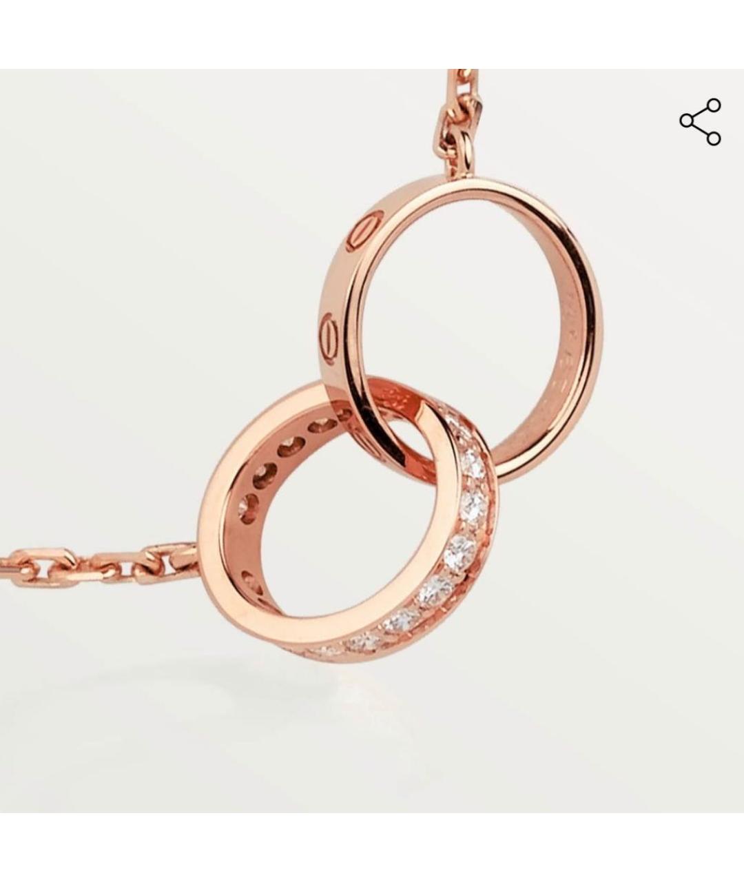 CARTIER Золотое колье из розового золота, фото 2