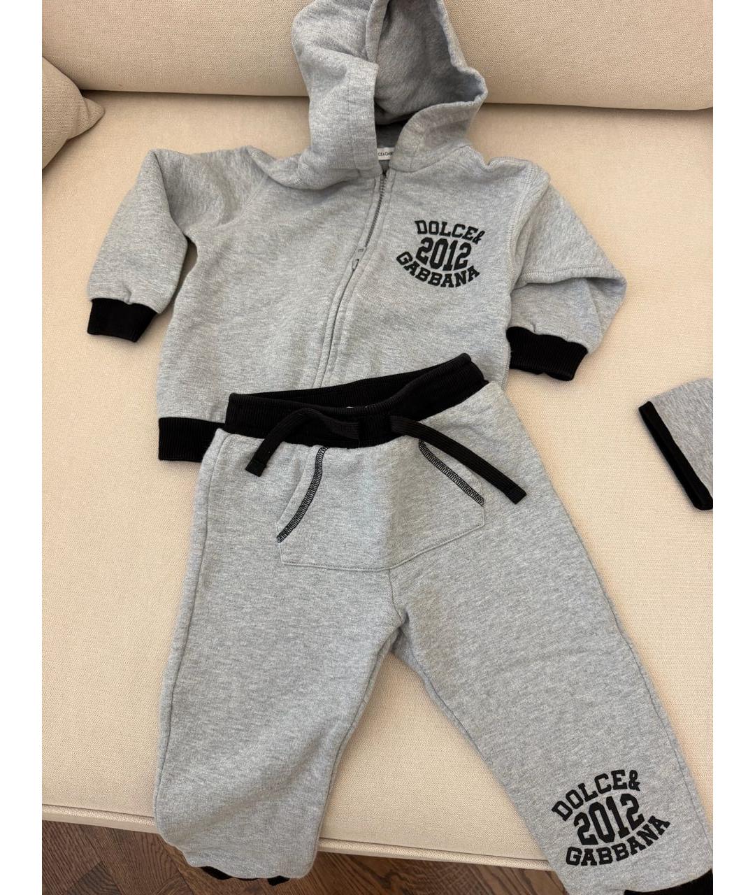 DOLCE & GABBANA KIDS Серый комплект, фото 3