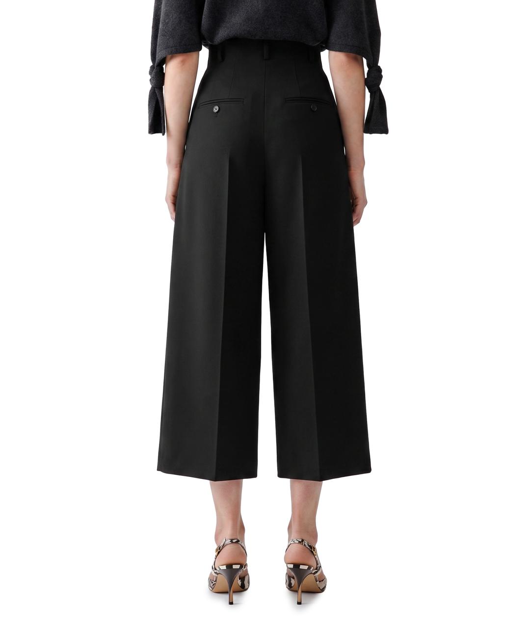 JACQUEMUS Черные шерстяные кюлоты, фото 3
