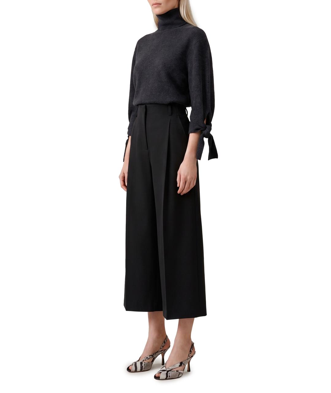 JACQUEMUS Черные шерстяные кюлоты, фото 2