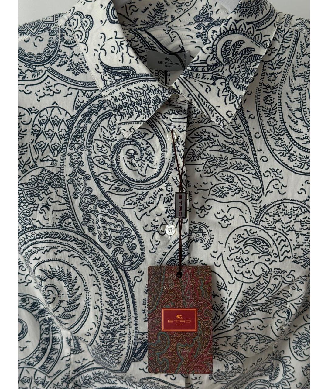 ETRO Белая хлопковая рубашка, фото 3