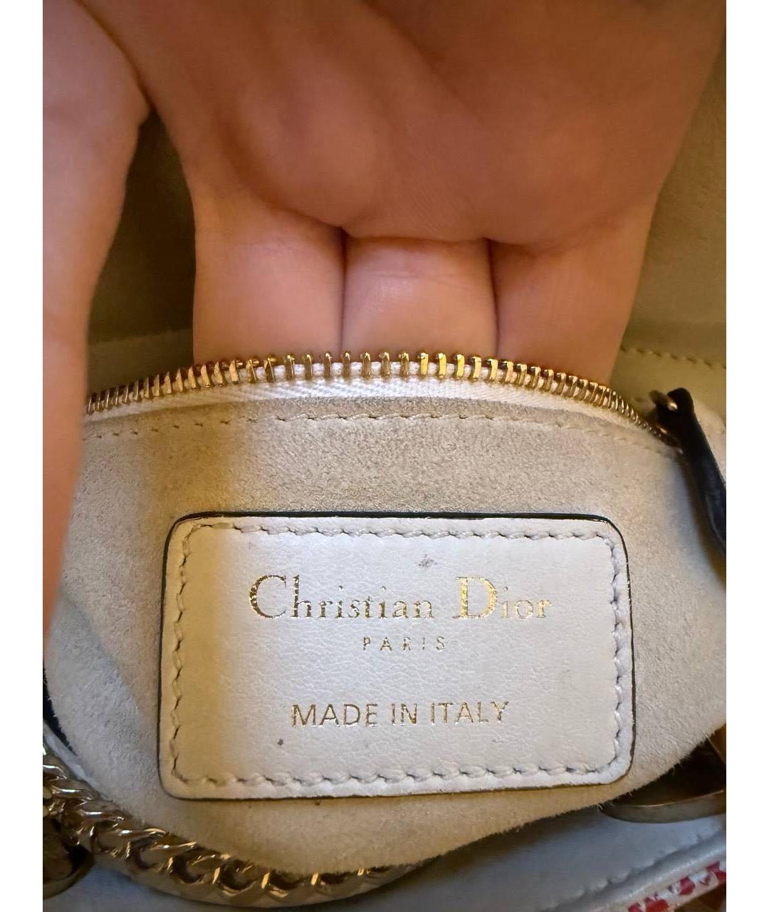 CHRISTIAN DIOR Мульти кожаная сумка с короткими ручками, фото 3