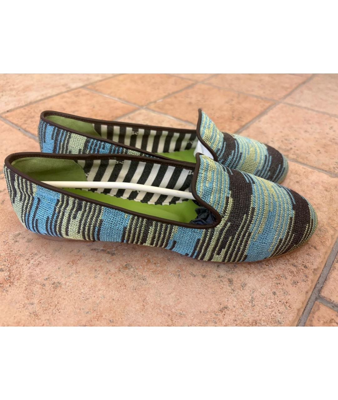 M MISSONI Мульти текстильные лоферы, фото 4