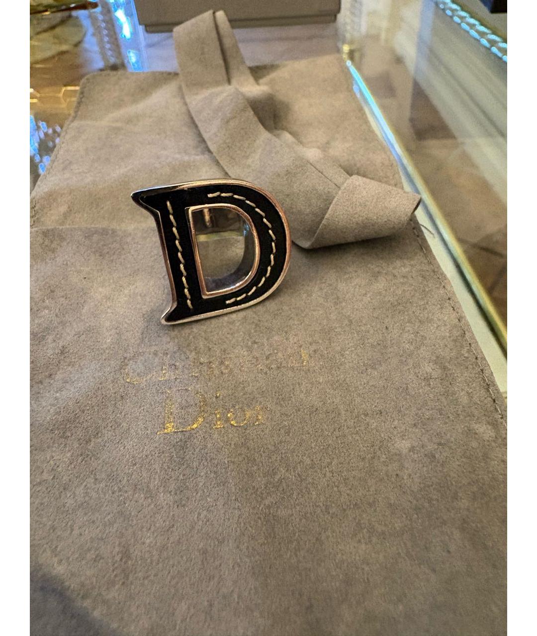 CHRISTIAN DIOR Серебряное металлическое кольцо, фото 4