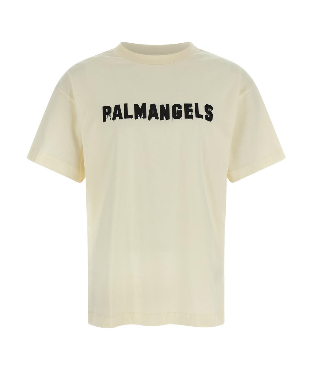 PALM ANGELS Белая хлопковая футболка, фото 1