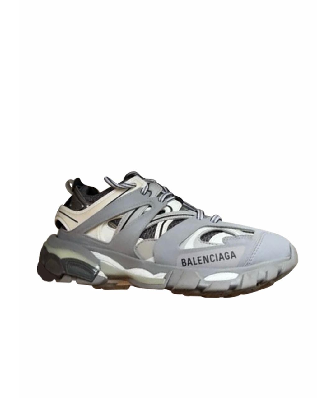 BALENCIAGA Серые синтетические кроссовки, фото 1