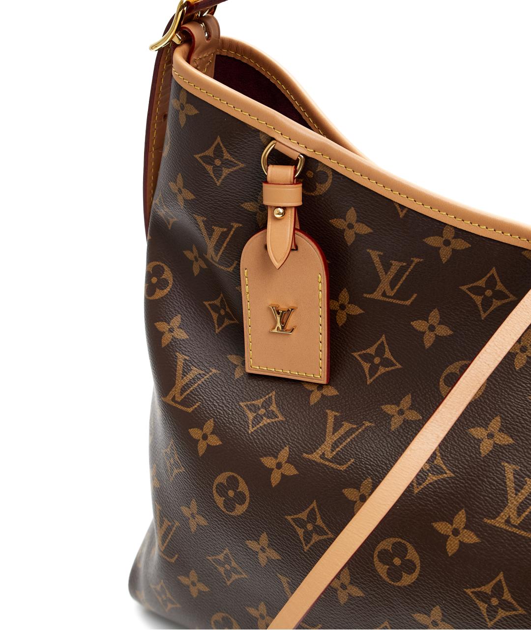 LOUIS VUITTON Коричневая сумка тоут из канвы, фото 6