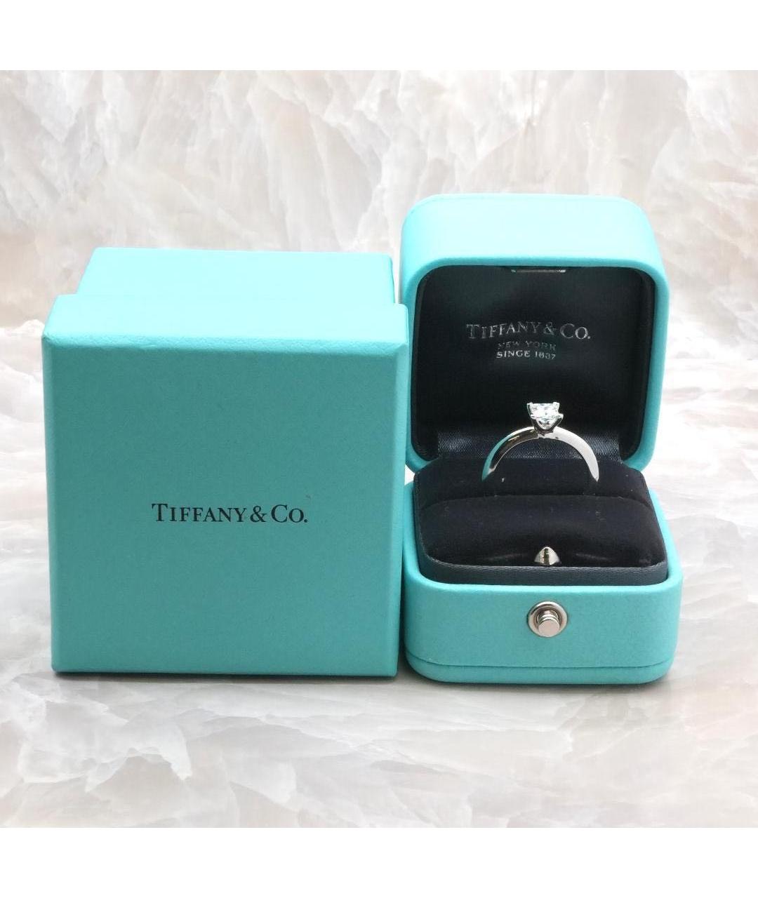 TIFFANY&CO Серебряное платиновое кольцо, фото 5