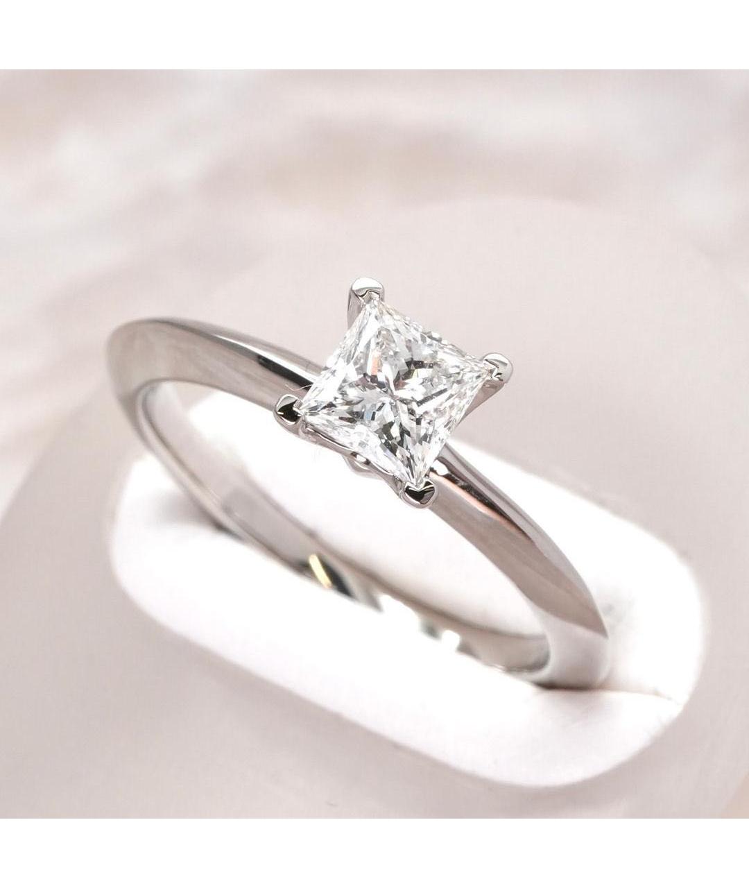 TIFFANY&CO Серебряное платиновое кольцо, фото 9