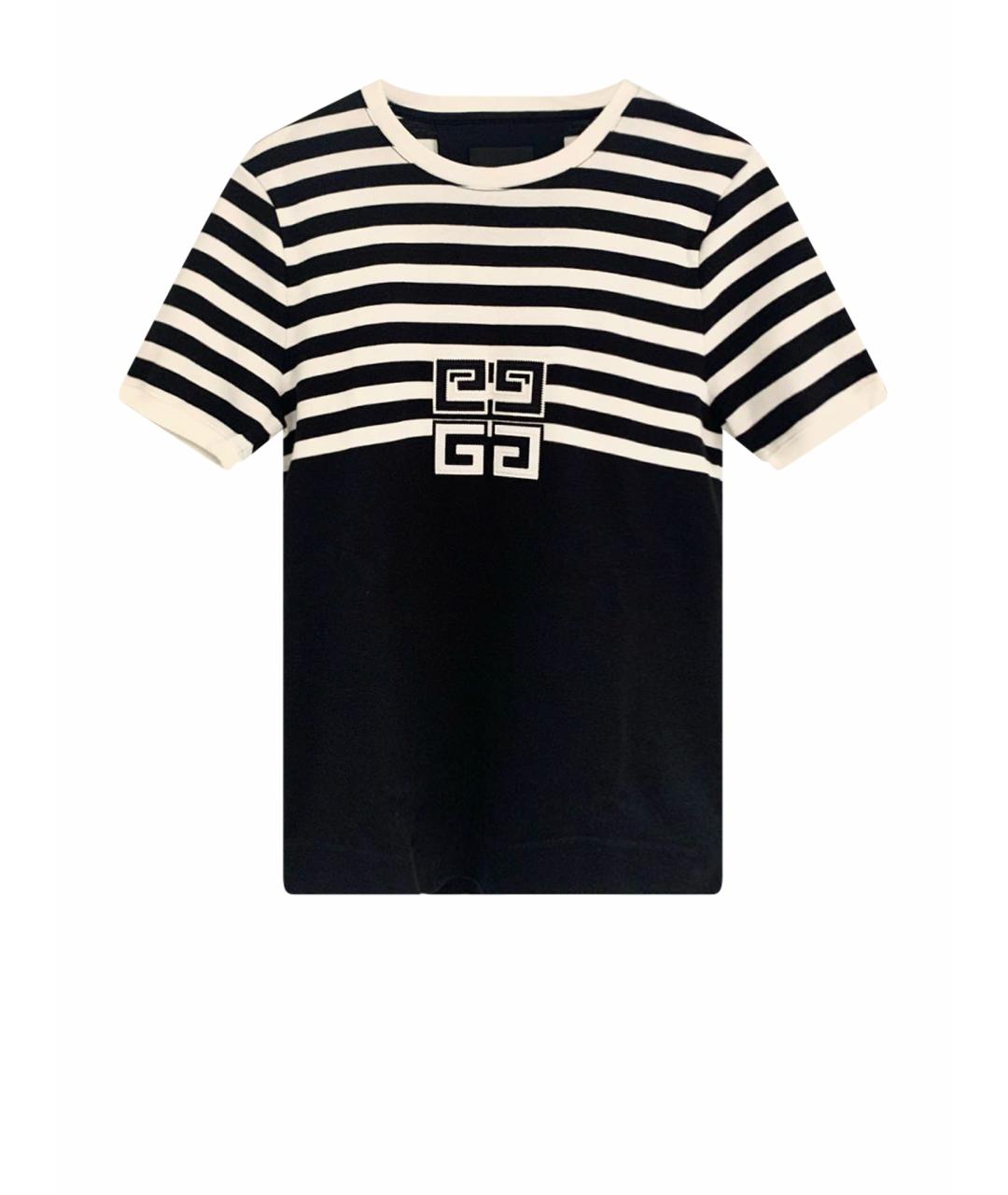 GIVENCHY Черная хлопковая футболка, фото 1