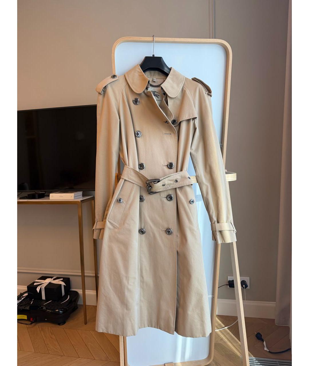 BURBERRY Бежевый тренч/плащ, фото 7