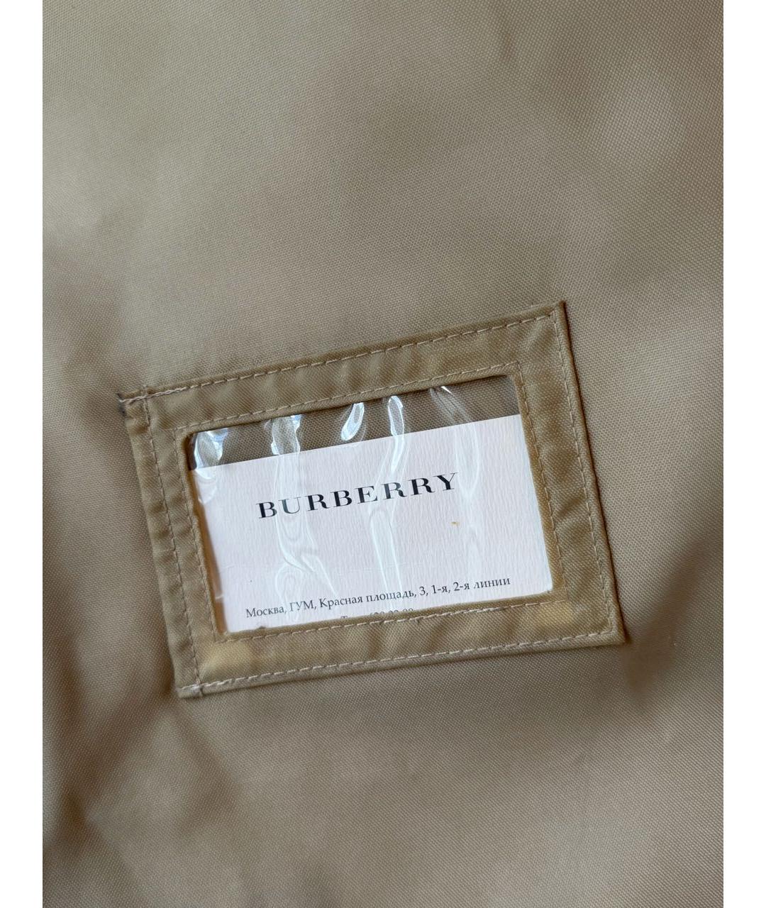 BURBERRY Бежевый тренч/плащ, фото 5