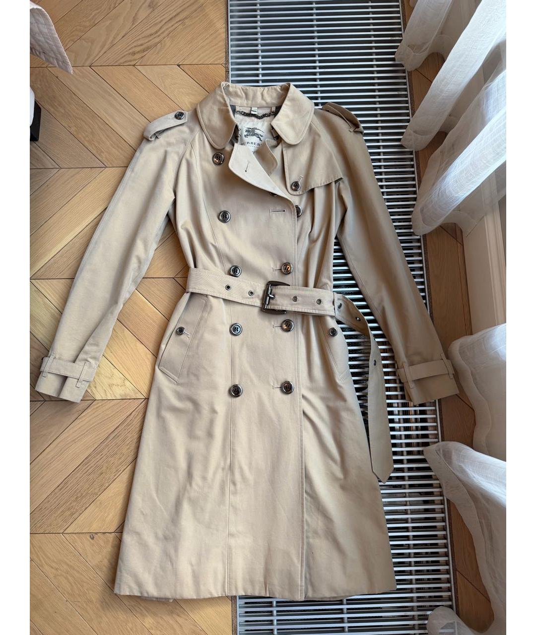 BURBERRY Бежевый тренч/плащ, фото 9