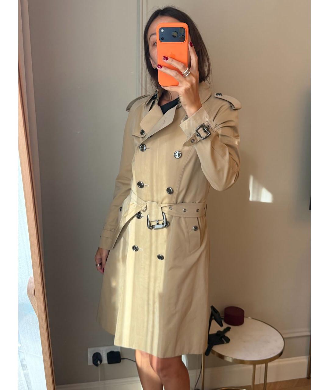 BURBERRY Бежевый тренч/плащ, фото 3