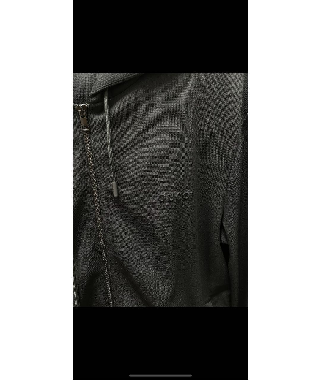 GUCCI Черный полиэстеровый спортивный костюм, фото 4