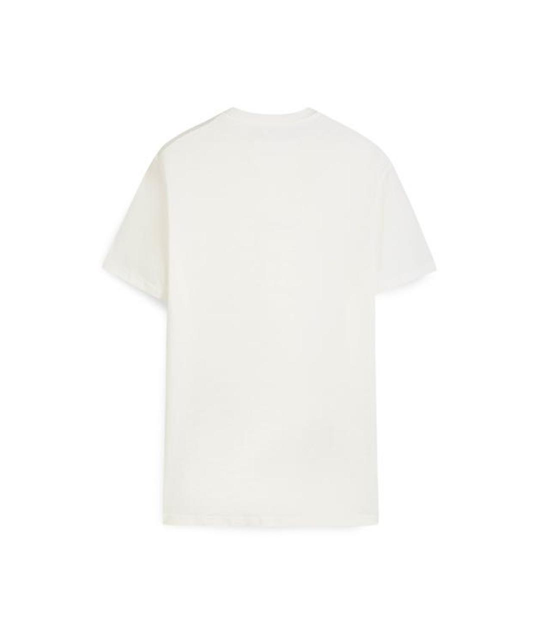 JIL SANDER Белая хлопковая футболка, фото 4