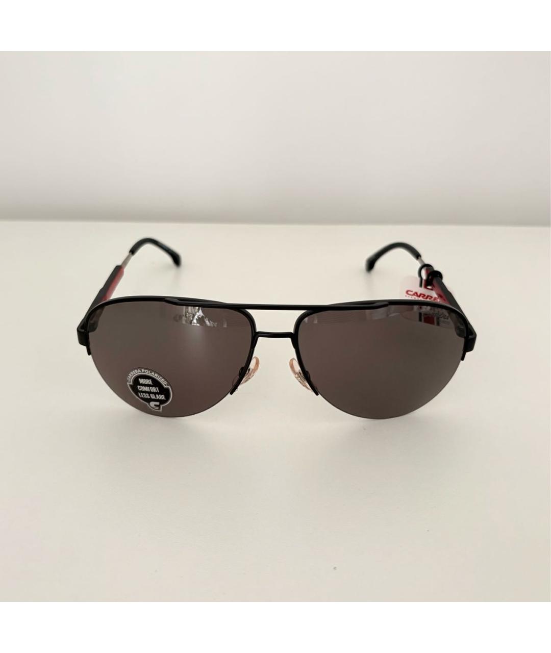 Carrera Черные металлические солнцезащитные очки, фото 5