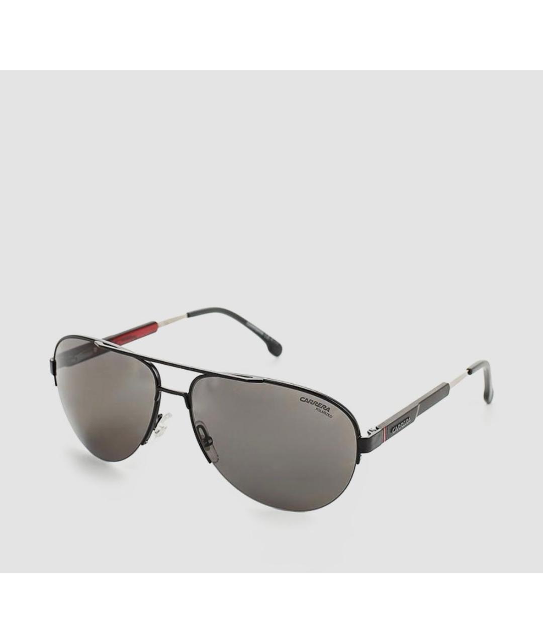 Carrera Черные металлические солнцезащитные очки, фото 2