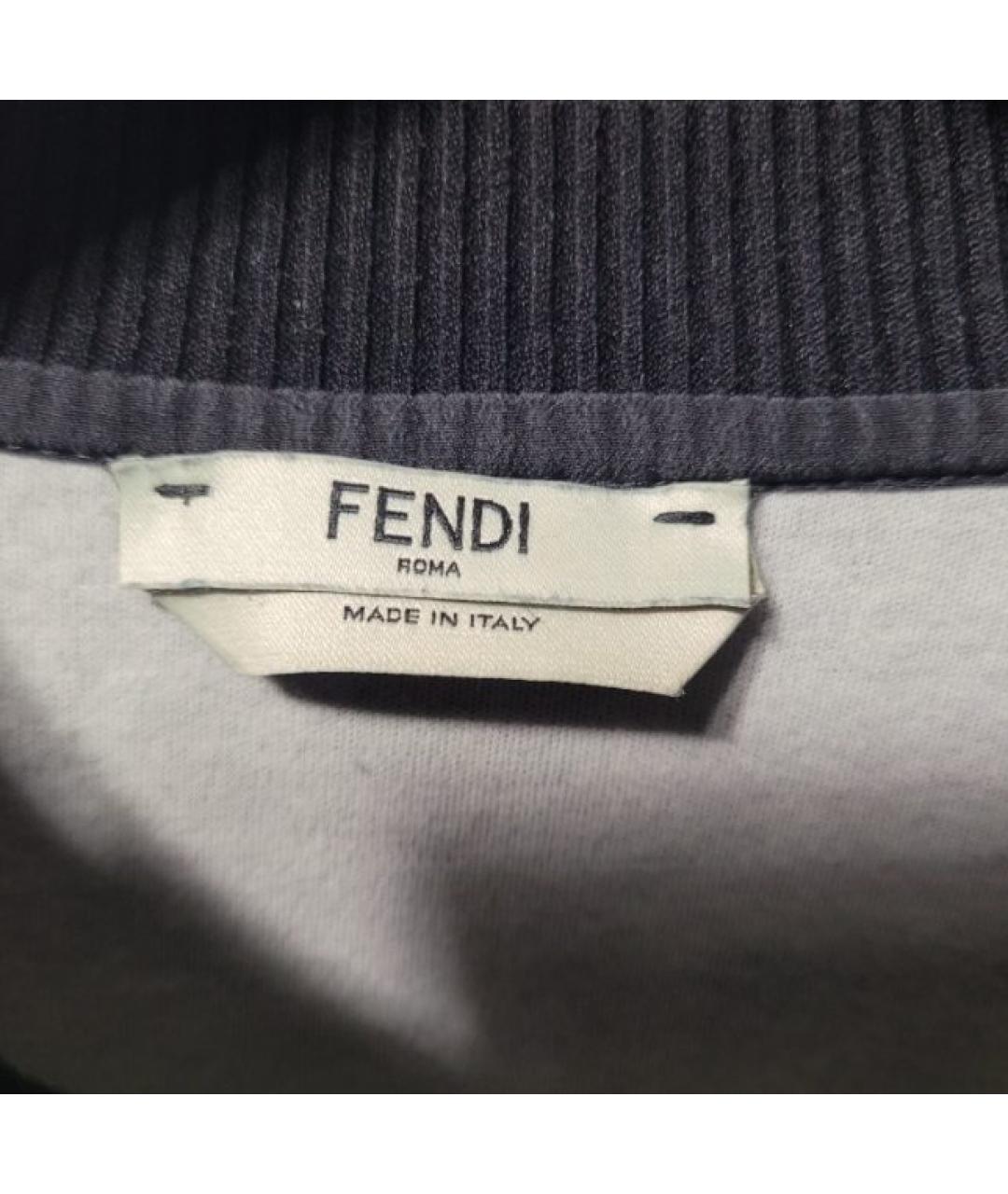 FENDI Черный хлопковый костюм с брюками, фото 5
