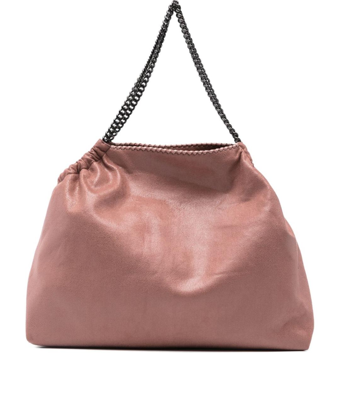 STELLA MCCARTNEY Розовая сумка тоут из искусственной кожи, фото 1