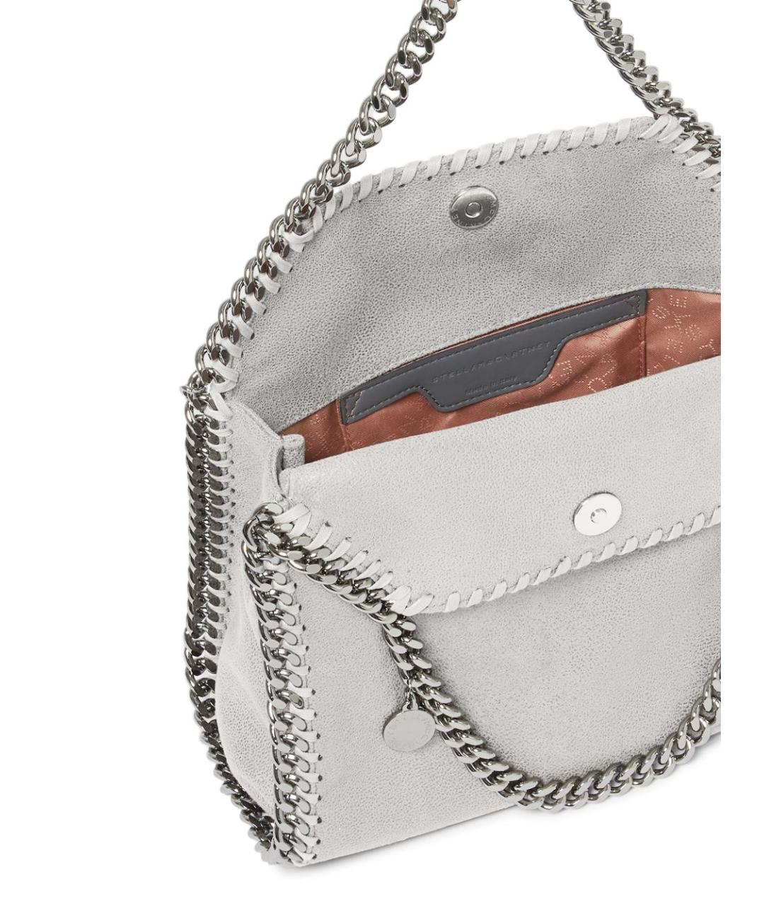STELLA MCCARTNEY Серая сумка тоут из искусственной кожи, фото 4