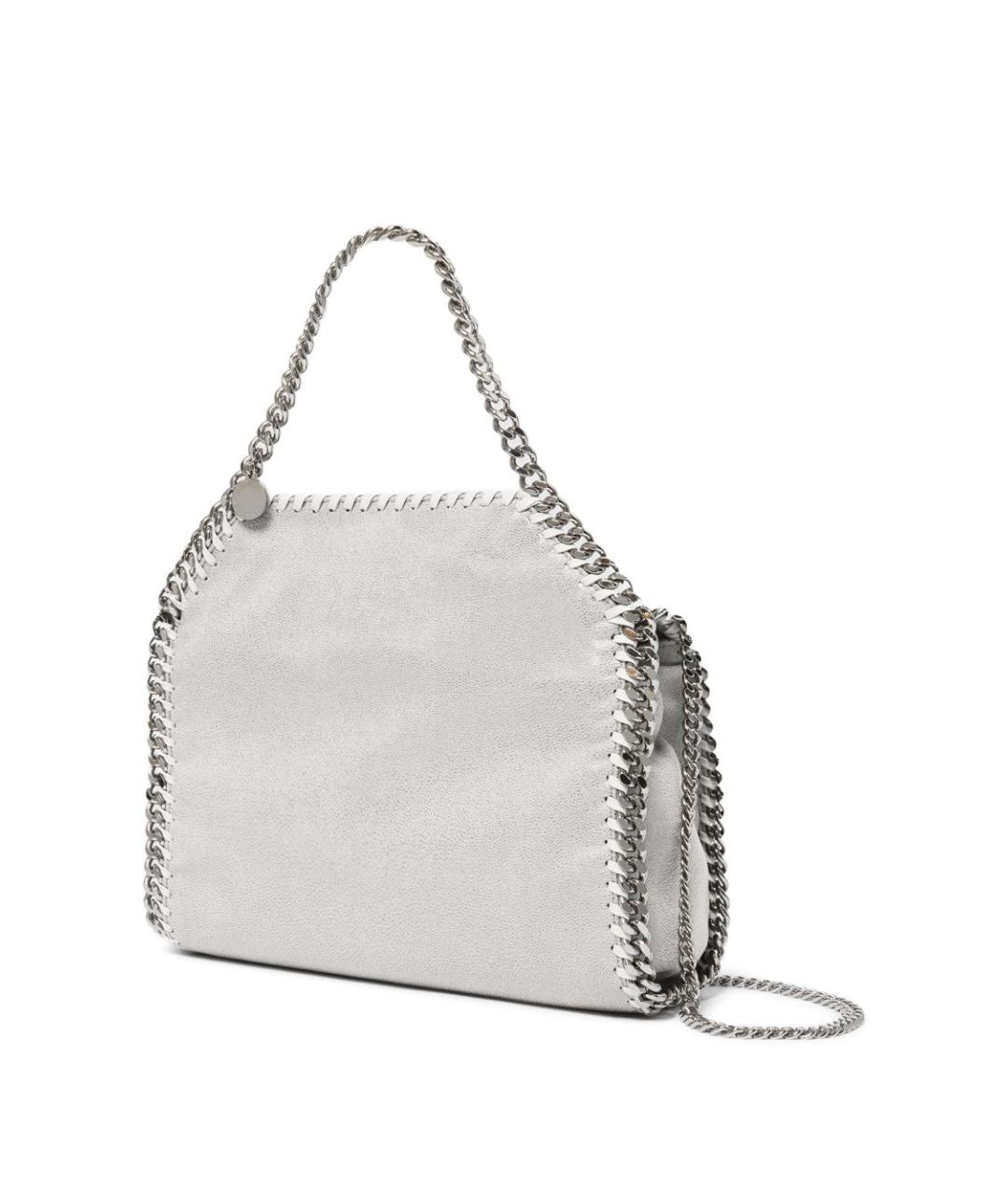 STELLA MCCARTNEY Серая сумка тоут из искусственной кожи, фото 3