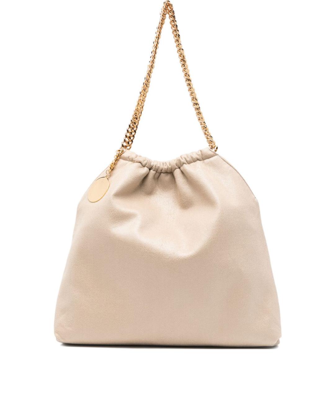STELLA MCCARTNEY Бежевая сумка тоут из искусственной кожи, фото 1