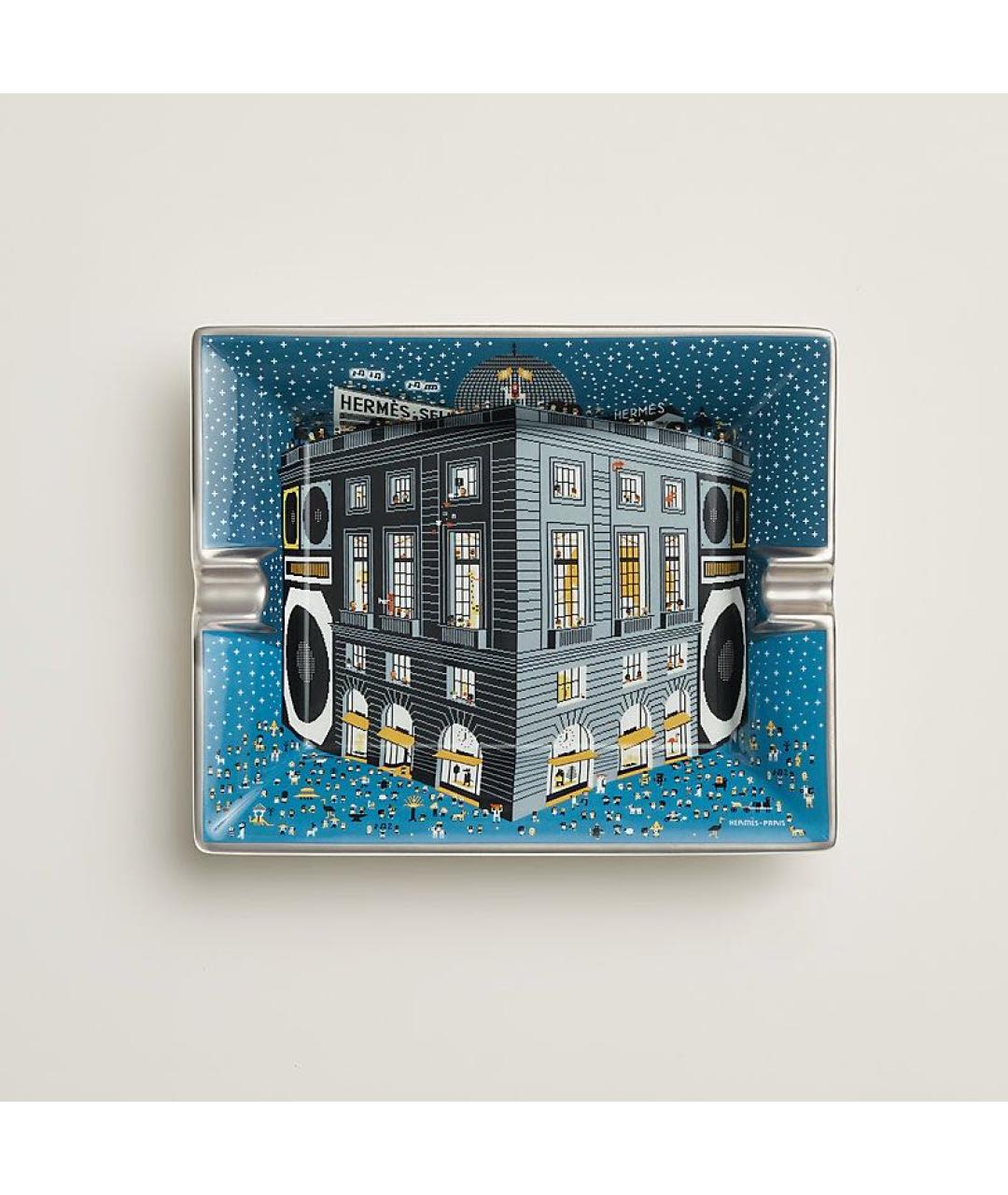 HERMES Синяя мелочница, фото 6