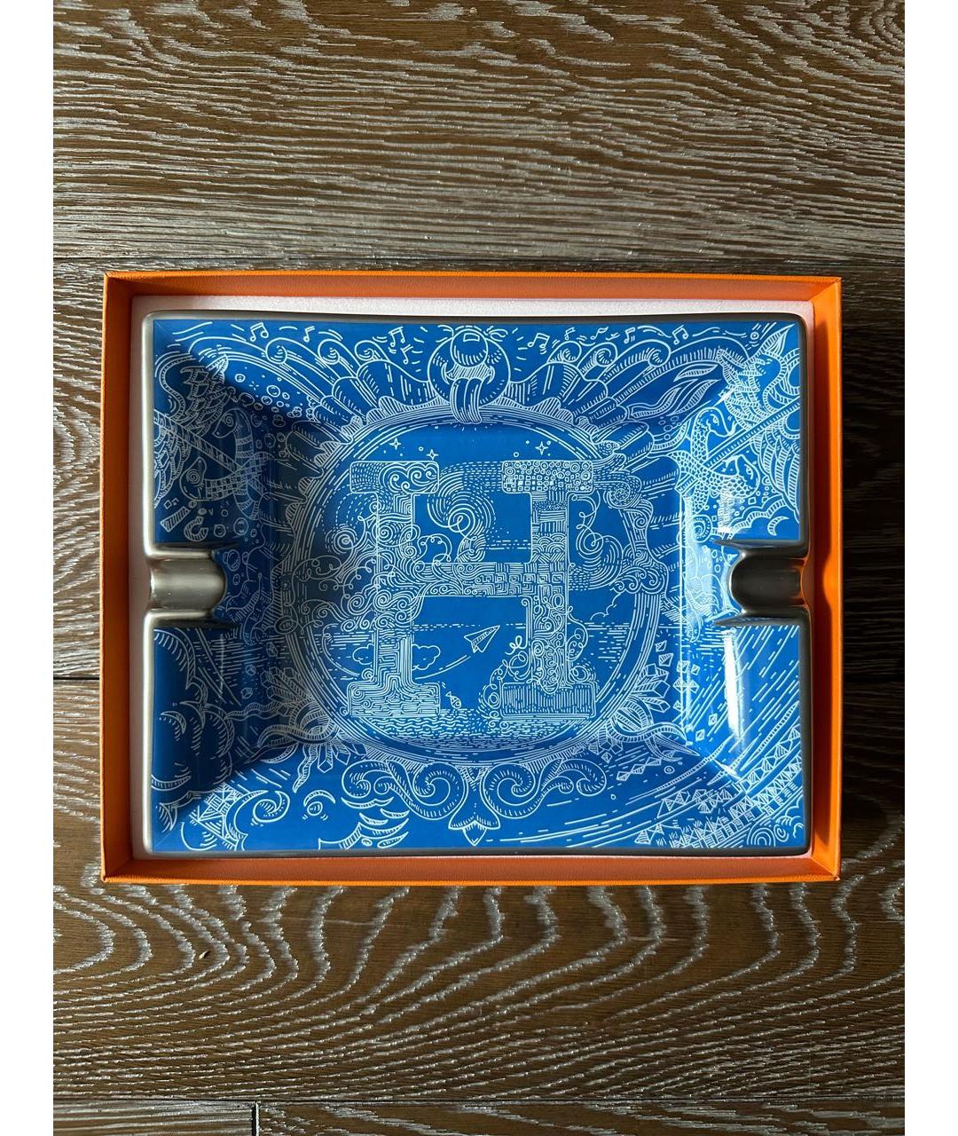 HERMES Синяя мелочница, фото 5