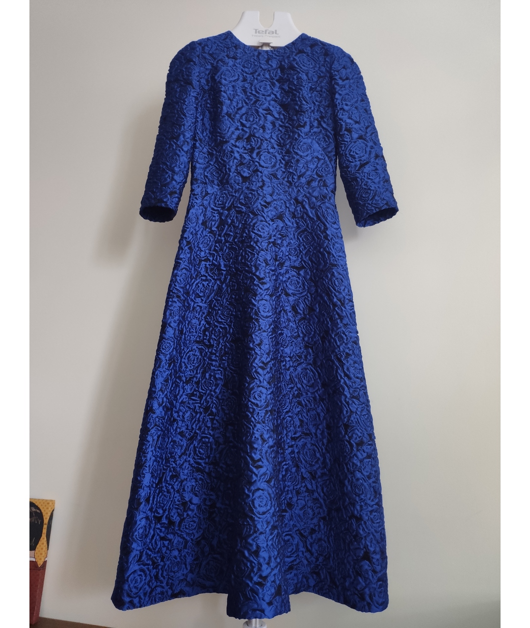 ALEXANDER TEREKHOV Синее шелковое вечернее платье, фото 2