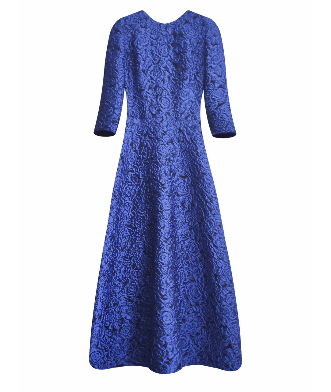ALEXANDER TEREKHOV Синее шелковое вечернее платье, фото 1