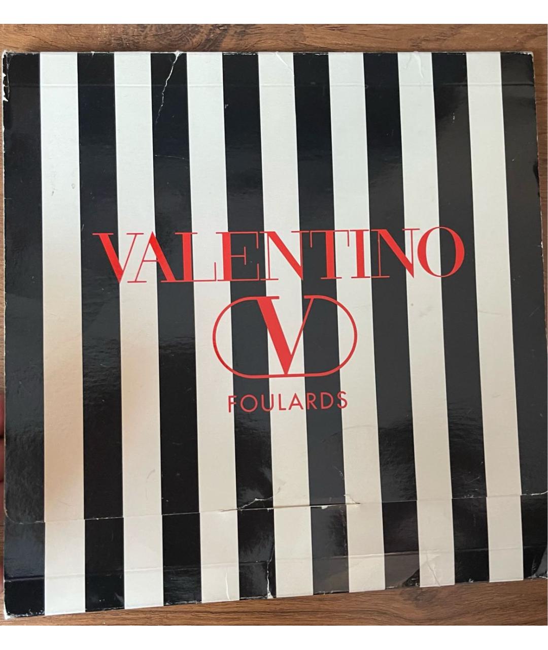VALENTINO Мульти шелковый платок, фото 3
