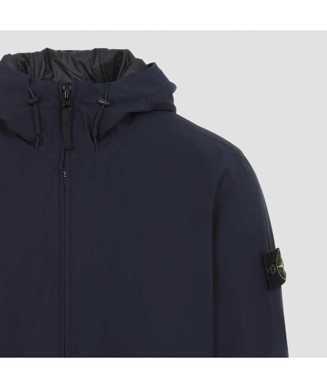 STONE ISLAND Синяя полиэстеровая куртка, фото 5