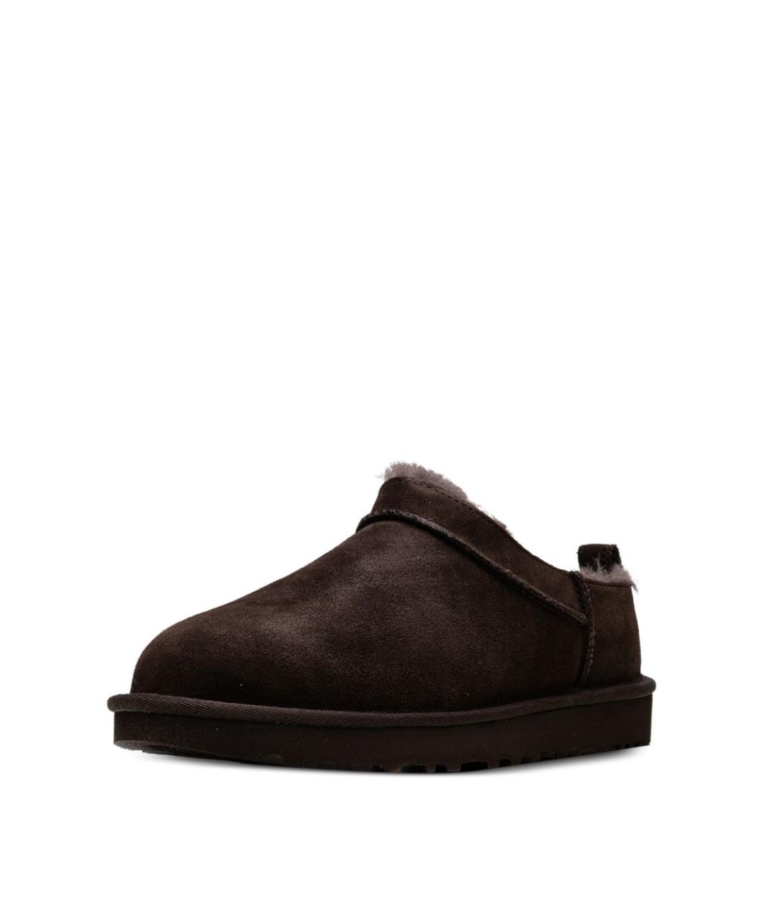 UGG Коричневые замшевые мюли, фото 3