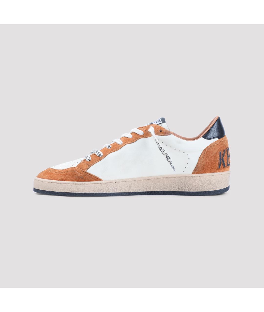 GOLDEN GOOSE Мульти кожаные низкие кроссовки / кеды, фото 2