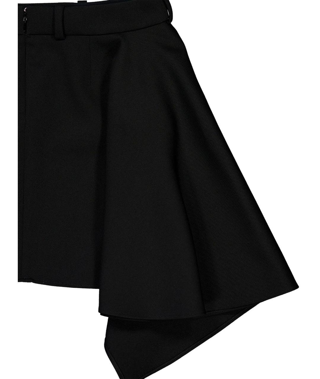 GIVENCHY Черная шерстяная юбка мини, фото 4