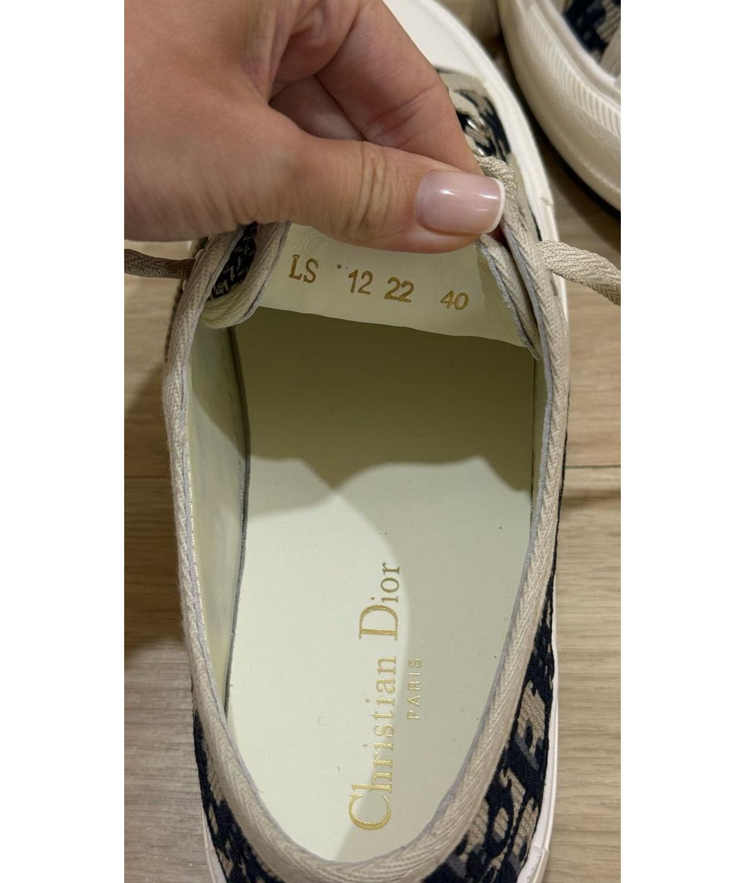 CHRISTIAN DIOR Текстильные кеды, фото 5