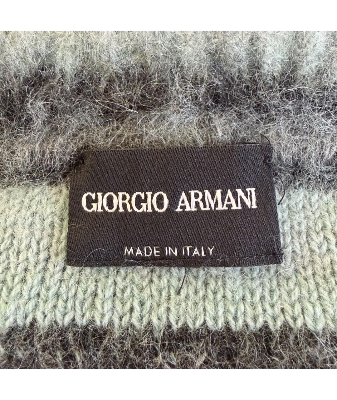 GIORGIO ARMANI Антрацитовый кашемировый кардиган, фото 3